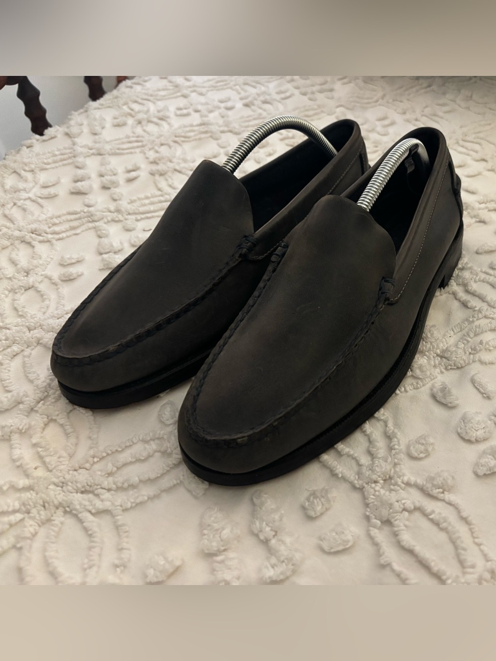 Sebago Men's Slip-On Loafers in Charcoal